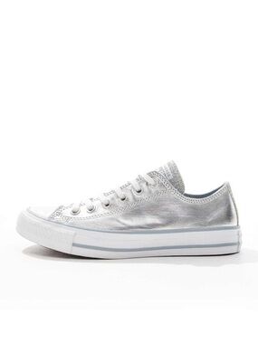 Converse Chuck Taylor All Star Sparkle sneaker in silver